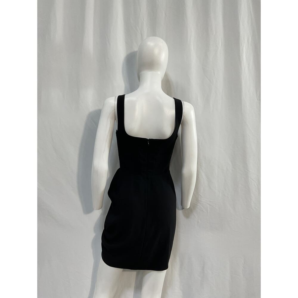 Amanda Uprichard 'Fiorella' Black Polyester Dress Size S - Picture 3 of 5